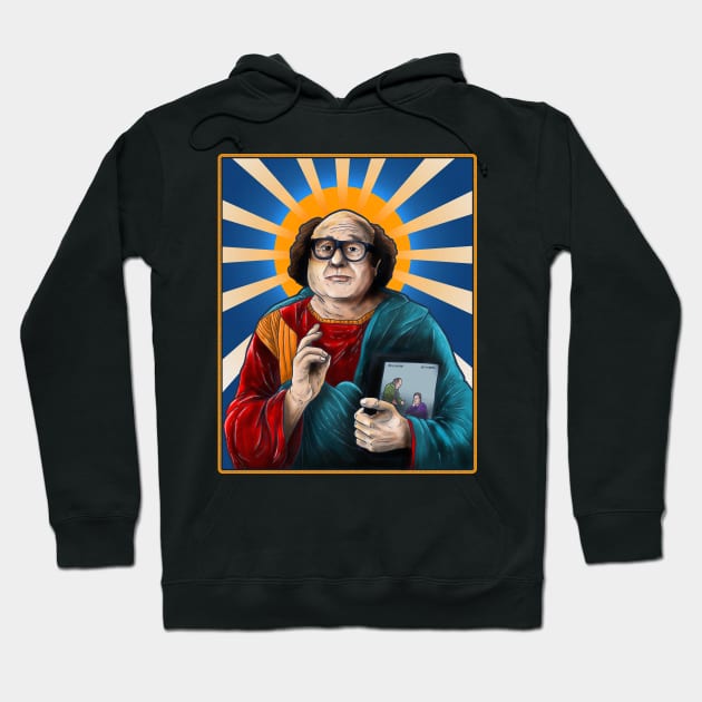 Saint Danny DeVito Hoodie by Harley Warren